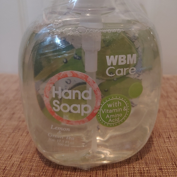 3 Bottles of WBM Care Lemon & Green Tea Hand Soap - Picture 4 of 9